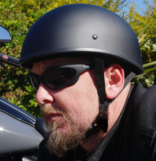 job hold mental Low Profile Motorcycle Helmet - Black – BikerLid