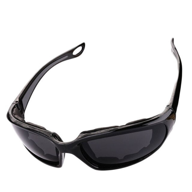 Motorcycle Riding Sunglasses Black & Grey Tint – BikerLid