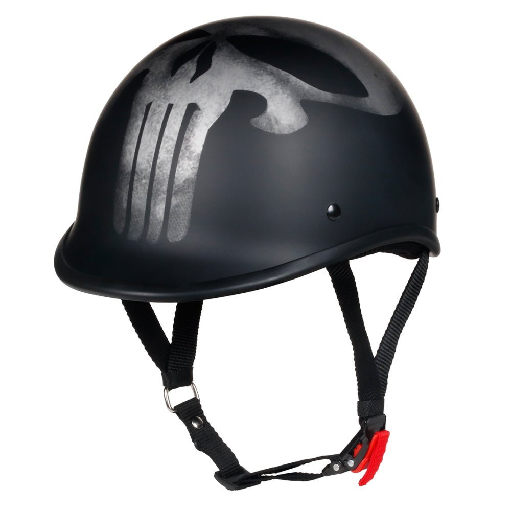 Skull DOT Motorcycle Helmet