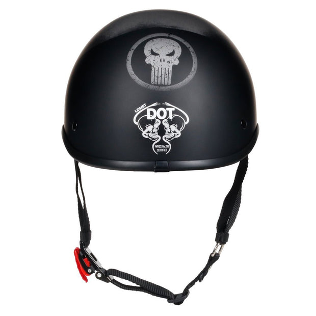 Skull DOT Motorcycle Helmet