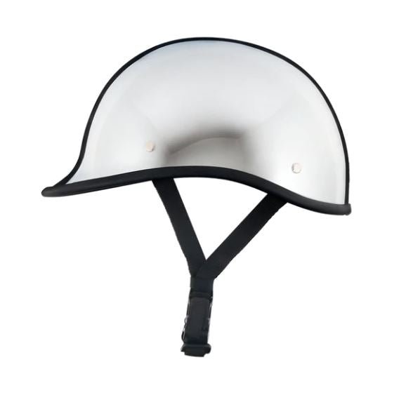 dot chrome german motorcycle helmet Highway 21 9mm Half for Motorcycle, Approved, Lightweight Low Profile Cruiser Protection, FMVSS 218 Certified (Chrome, 4X-Large) : Automotive giving you a streamlined The Chrome Dome; German