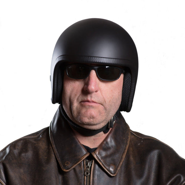 Outlaw Helmet Fiberglass Low Profile Harley Motorcycle Helmet Outlaw Helmet Fiberglass Low Profile Harley Motorcycle Helmet