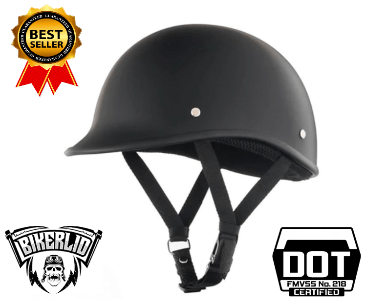 Polo Motorcycle Helmet Dot Black – BikerLid