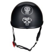 Polo Skull Print DOT Motorcycle Helmet USA | Biker Lid