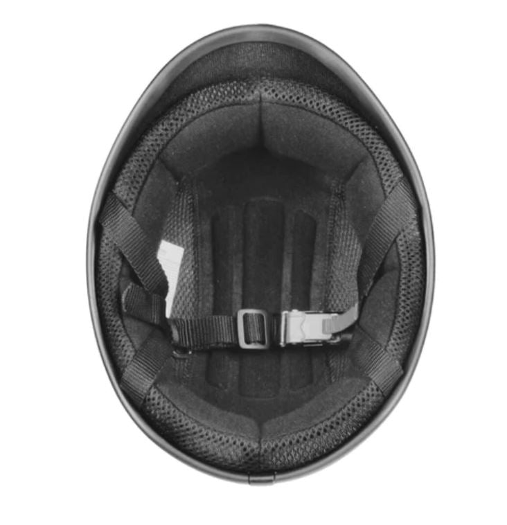 Polo Motorcycle Helmet Dot Black – BikerLid