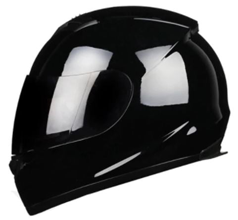 Full Face Motorcycle Helmet Matte Black or Gloss Black S M L XL XXL Da –  BikerLid