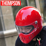 Lane Splitter | Retro Black Helmet Visor | Biker Lid